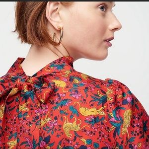 J Crew Silk Twill set.